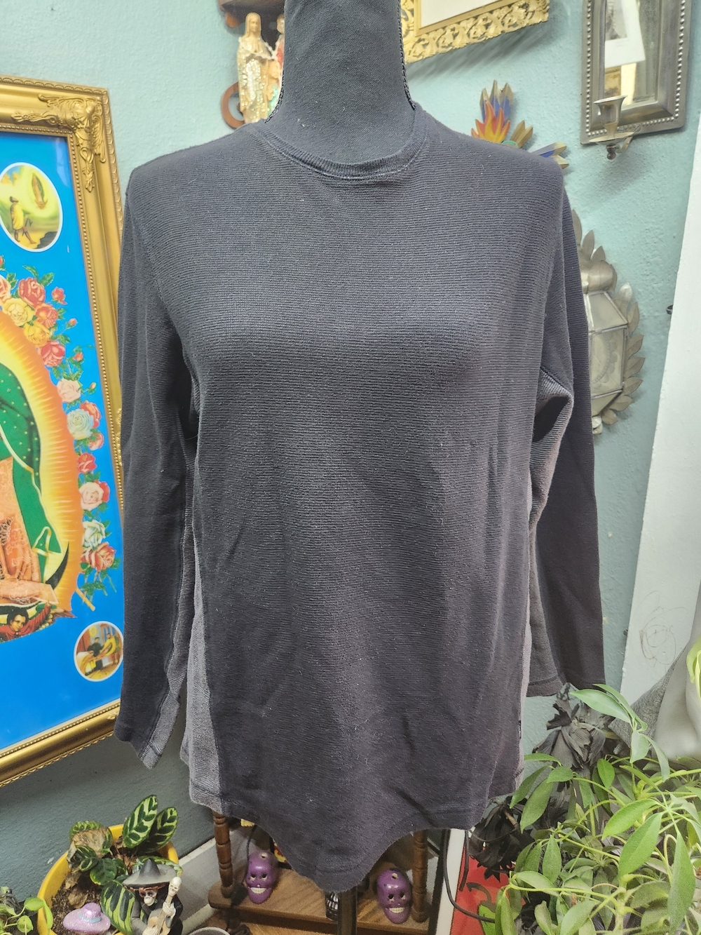 Calvin Klein Black Long Sleeve Knit Sweater